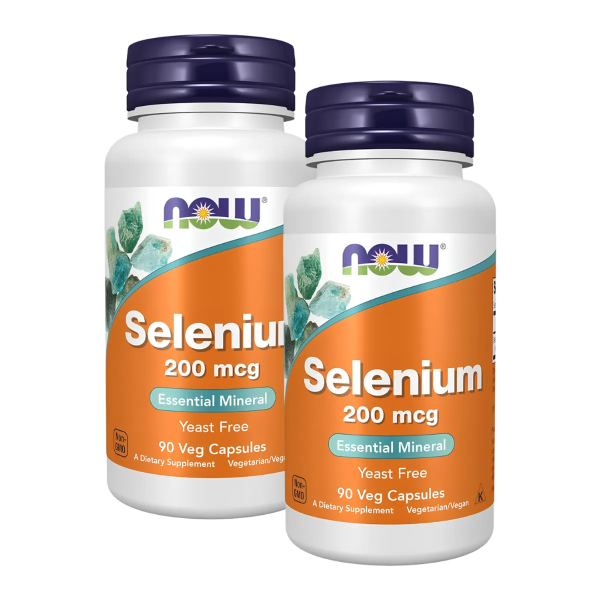 PACK X 02 - SELENIUM NOW 200 MCG - 90 CAPSULAS - 1