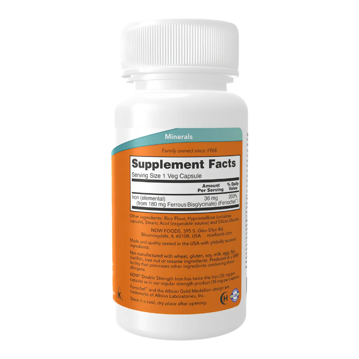 PACK X 02 - IRON NOW 36 MCG - 90 CAPSULAS - 2