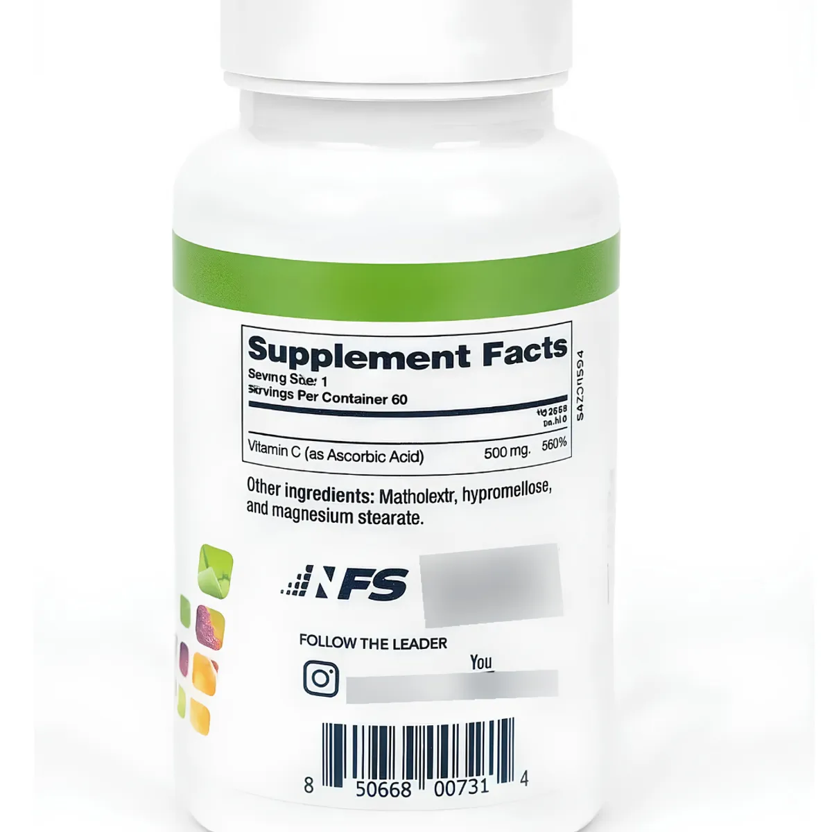 VITAMINA C NFS CORE 500 MG - 60 CAPSULAS VEGANAS - 2