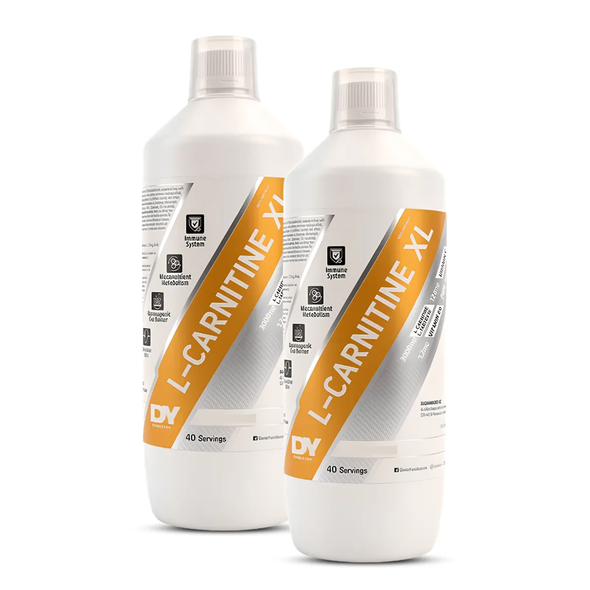 PACK X 02 L-CARNITINA XL DORIAN YATES 40 SERVICIOS 1 LITRO - SOUR CHERRY - 1