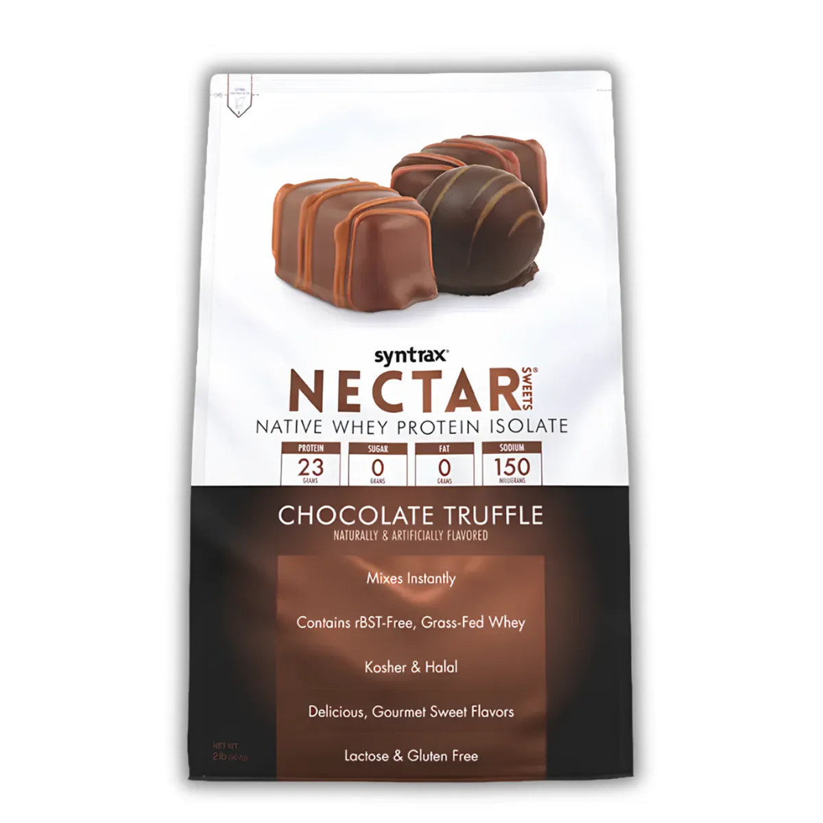 PROTEINA ISOLATADA NECTAR 2 LB SYNTRAX - CHOCOLATE TRUFFLE - 1
