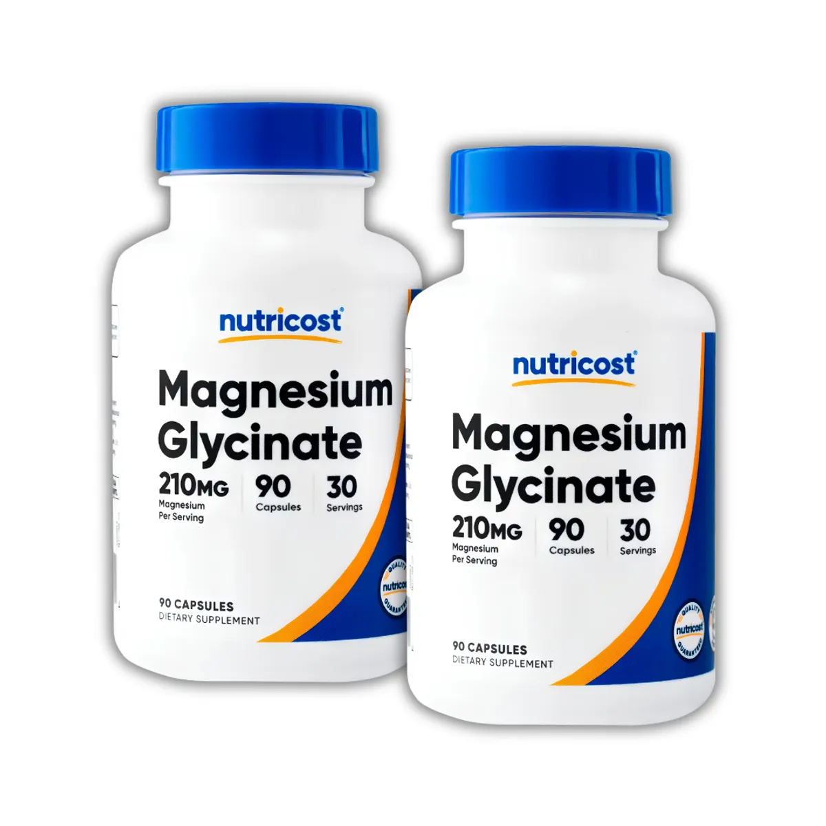 PACK X 02 - GLICINATO DE MAGNESIO NUTRICOST 210 MG - 90 CAPSULAS - 1