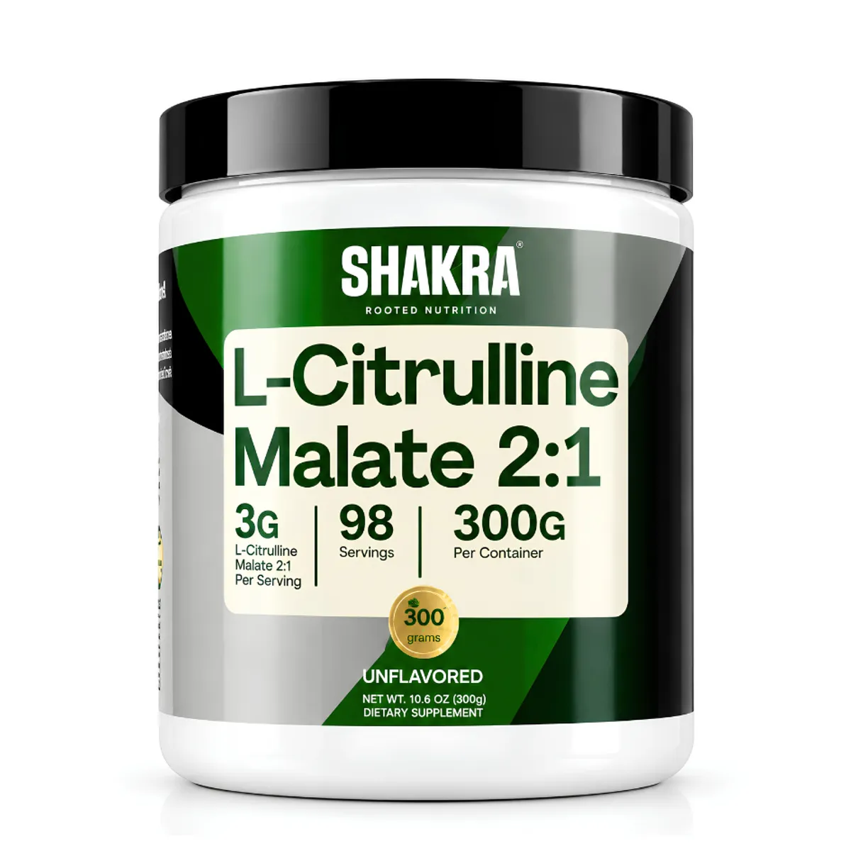 L-CITRULINA MALATO SHAKRA 2:1 - 300 GRAMOS - 1