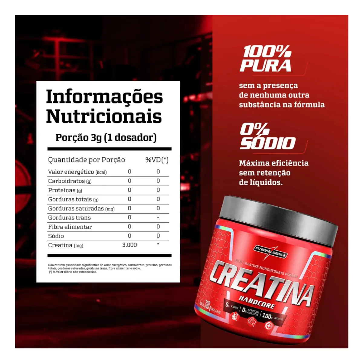 PROTEINA WHEY PRO 1 KG - CHOCOLATE + CREATINA INTEGRAL MEDICA 300 G - 3