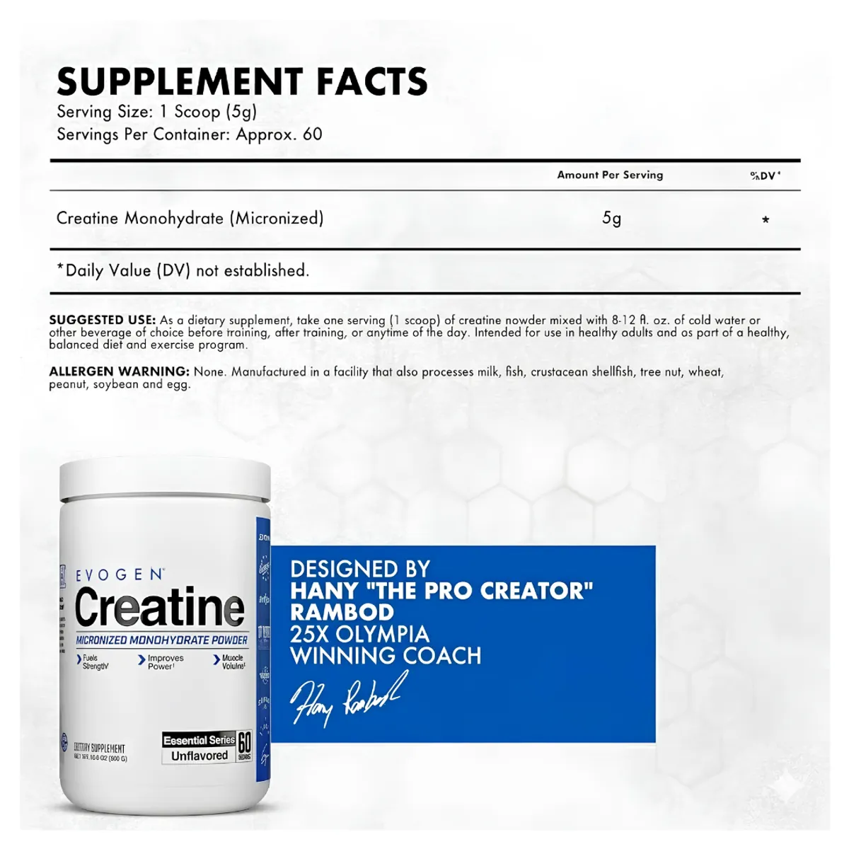 PROTEINA ISO WHEY 90 1 KG - VAINILLA + CREATINA EVOGEN 300 G - 3