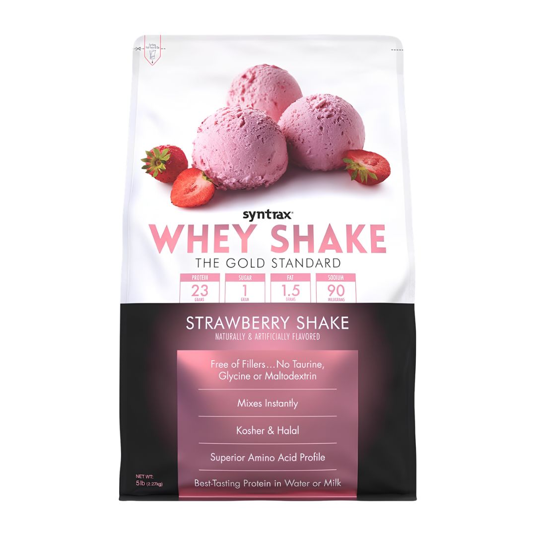 PROTEINA WHEY SHAKE 5 LB SYNTRAX - STRAWBERRY SHAKE - 1