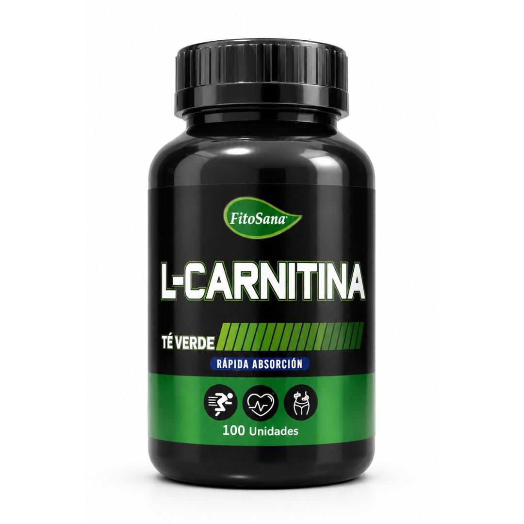 L-CARNITINA FITOSANA CON TÉ VERDE - 100 CAPSULAS - 1