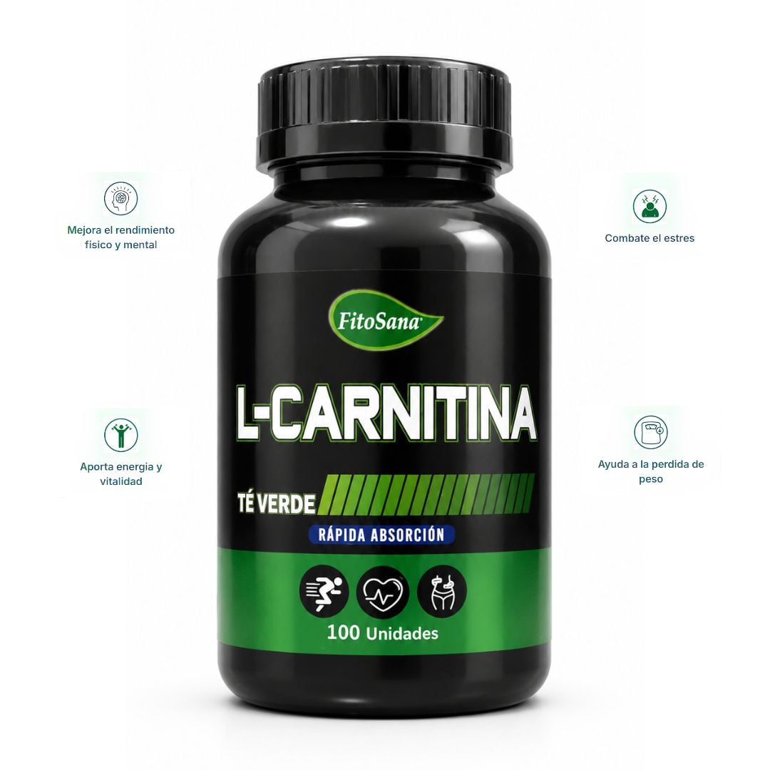 L-CARNITINA FITOSANA CON TÉ VERDE - 100 CAPSULAS - 2