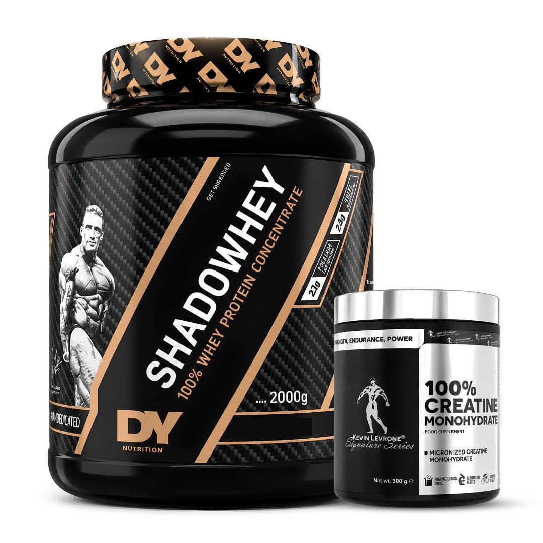 PROTEINA SHADOWHEY 2 KG - CHOCOLATE + CREATINA KEVIN LEVRONE 300 G - 1