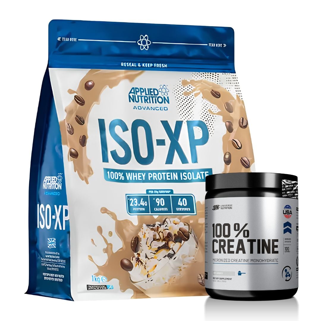 PROTEÍNA ISO XP 1 KG - CAFÉ LATTE + CREATINA UNIVERSE NUTRITION 250 G - 1
