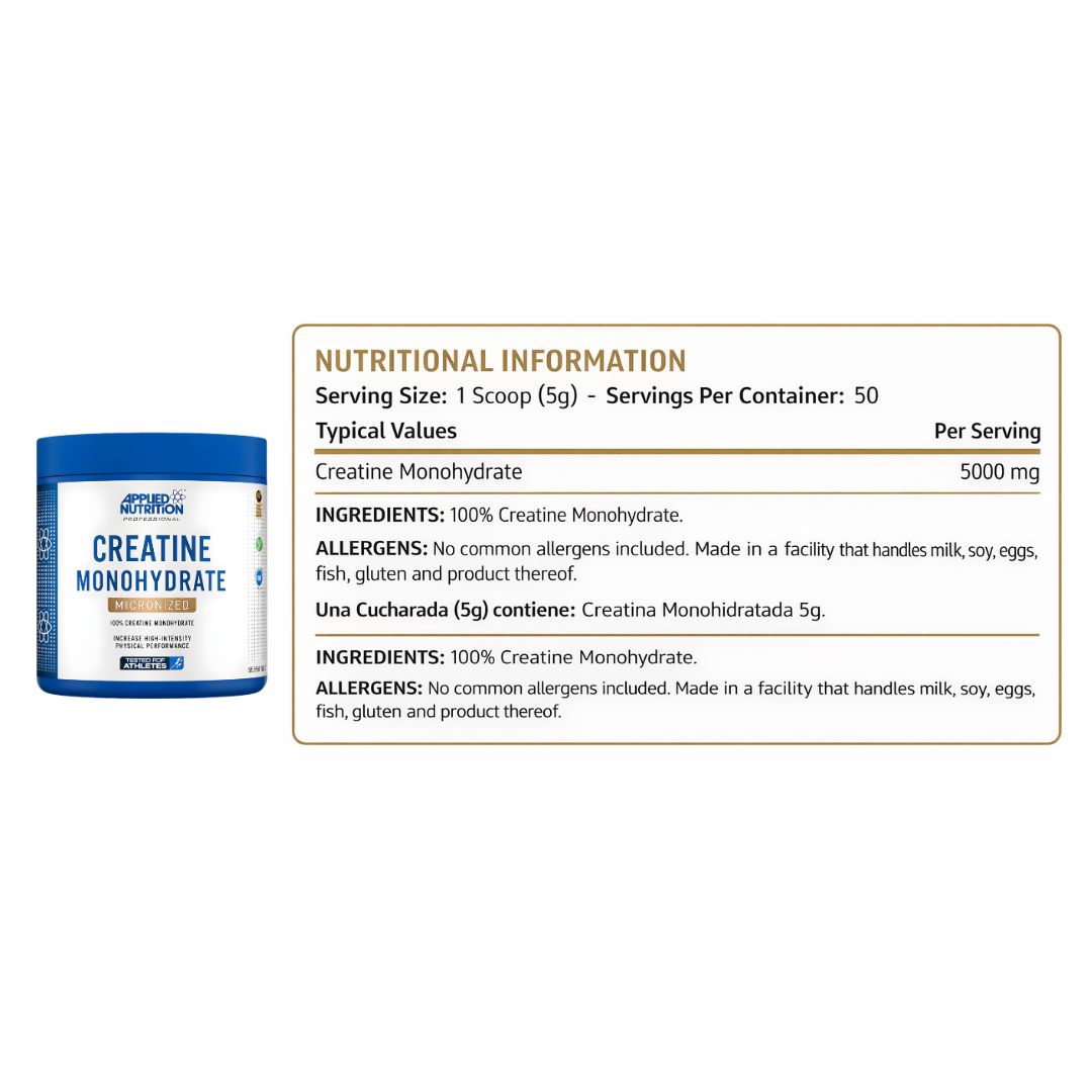 PROTEINA DE CARNE BEEF XP 1.8 KG - BLUE RASPBERRY + CREATINA APPLIED NUTRITION 250 G - 2