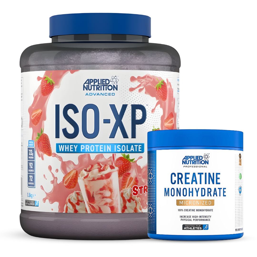 PROTEINA ISO XP 1.8 KG - STRAWBERRY + CREATINA APPLIED NUTRITION 250 G - 1