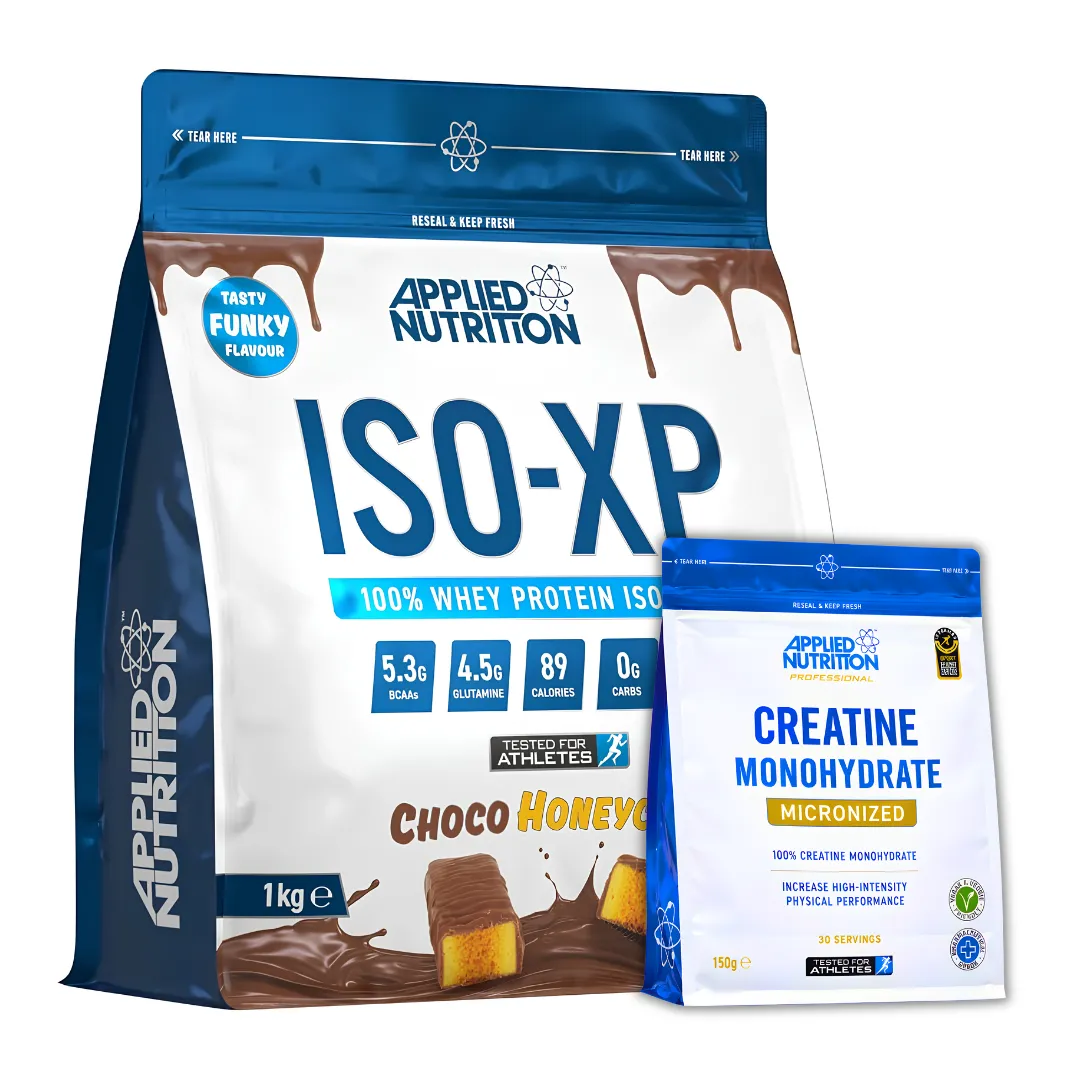 PROTEINA ISO XP 1 KG - CHOCO HONEYCOMB + CREATINA APPLIED NUTRITION 150 G - 1