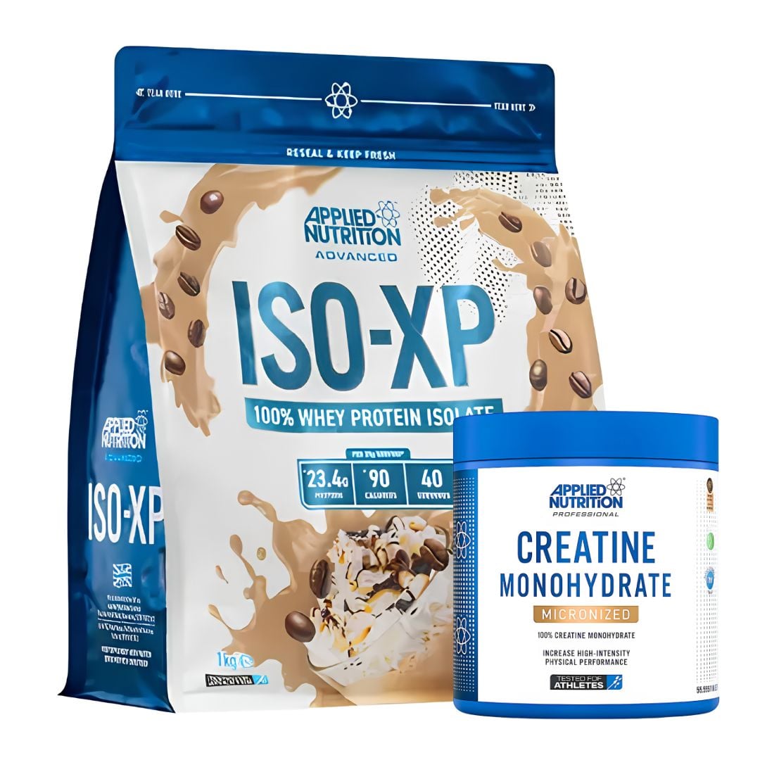 PROTEÍNA ISO XP 1 KG - CAFÉ LATTE + CREATINA APPLIED NUTRITION 250 G - 1