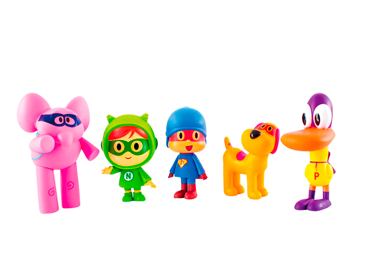 SET DE FIGURAS SEMIARTICULABLES POCOYO POCOYOM-5 - 2