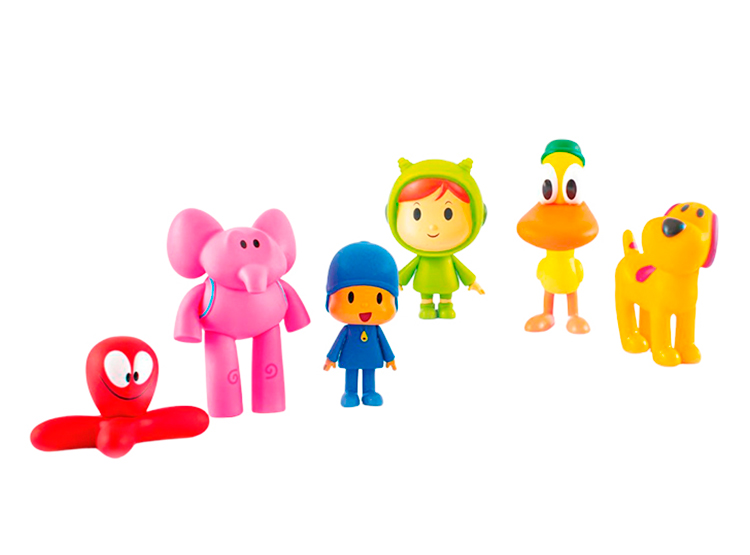 SET DE FIGURAS SEMIARTICULABLES POCOYO POCOYOM-6 - 3