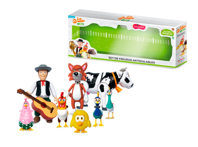 SET DE FIGURAS ARTICULABLES LA GRANJA DE ZENON GZM-9V - 3