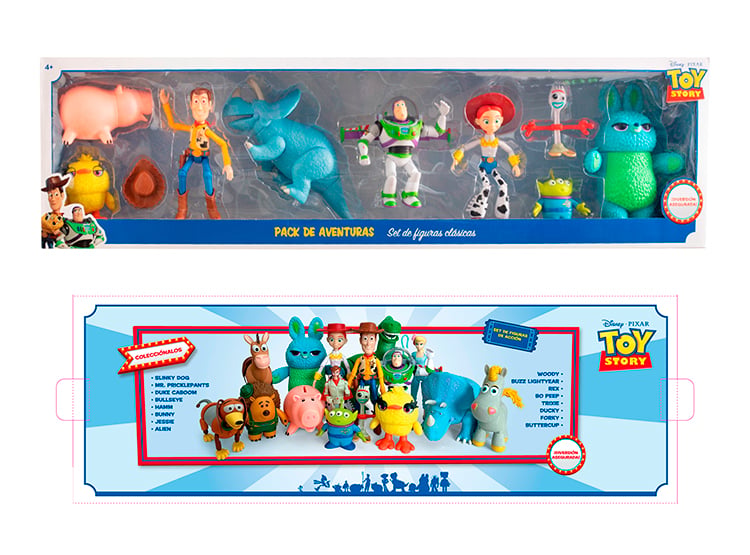 SET DE FIGURAS ARTICULABLES TOY STORY TS-M9TRIXIE - 3