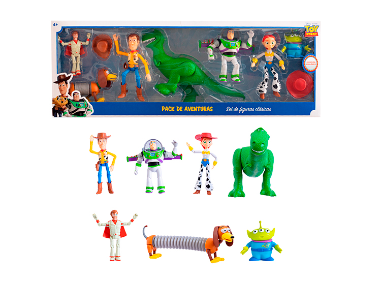 SET DE FIGURAS ARTICULABLES TOY STORY TS-M7REX - 1