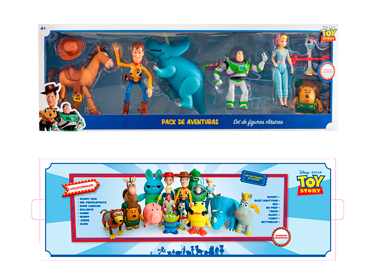 SET DE FIGURAS ARTICULABLES TOY STORY TS-M7TRIXIE - 3