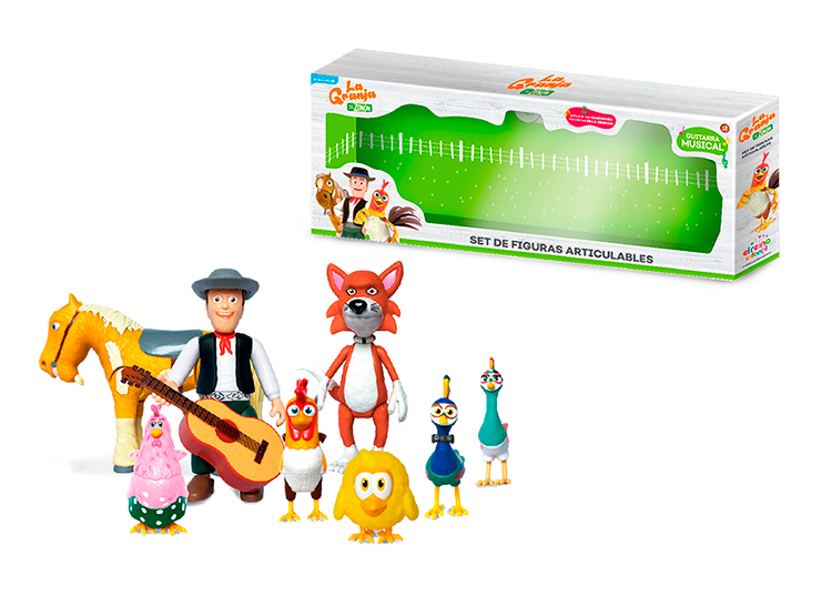 SET DE FIGURAS ARTICULABLES LA GRANJA DE ZENON GZM-9C - 3