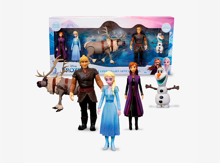 SET DE FIGURAS ARTICULABLES DISNEY FROZEN II FZM-5 - 1