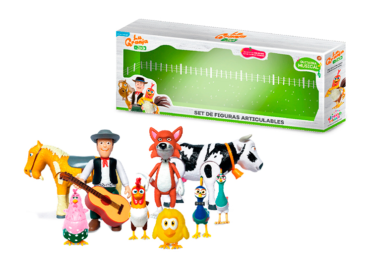 SET DE FIGURAS ARTICULABLES LA GRANJA DE ZENON GZM-10 - 3