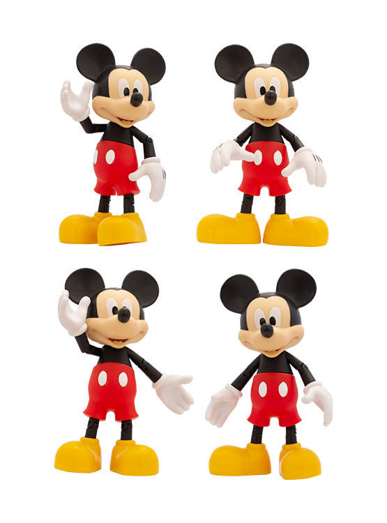 SET DE FIGURAS ARTICULABLES FAMILIA DISNEY MICKEY MOUSE MM1-4 - 3