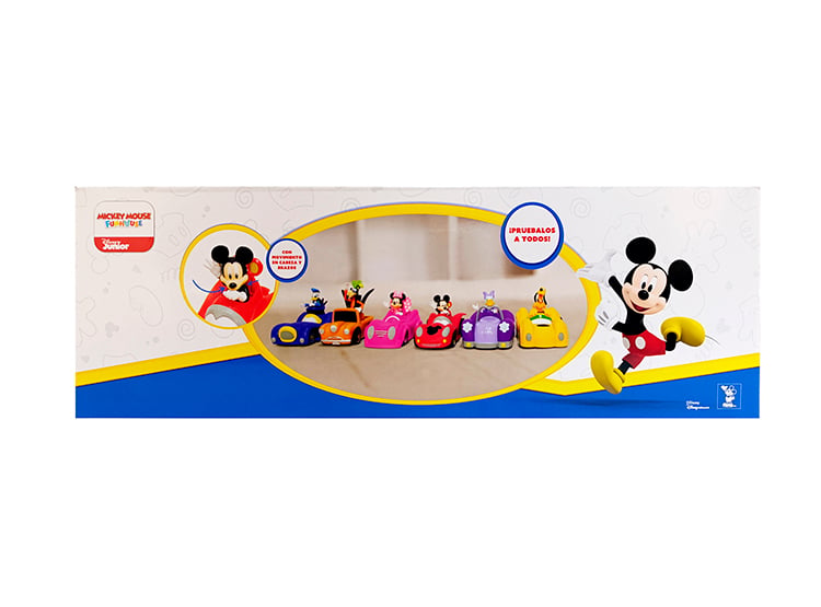 SET COCHES RODADA LIBRE X 4 PCS MICKEY MOUSE MCK-C1GD - 3