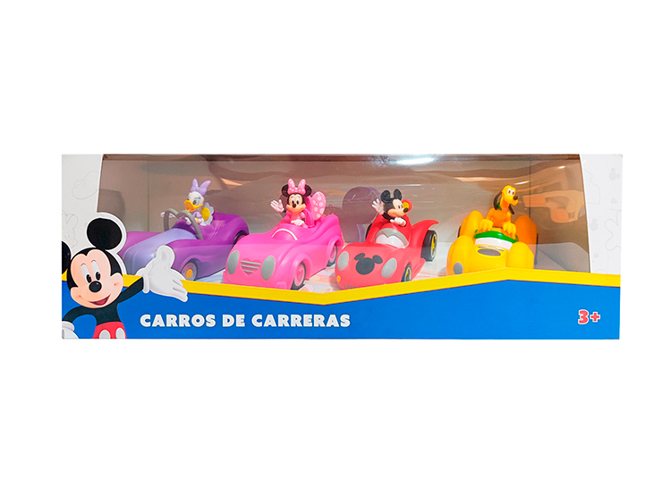 SET COCHES RODADA LIBRE X 4 PCS MICKEY MOUSE MCK-C1DP - 2
