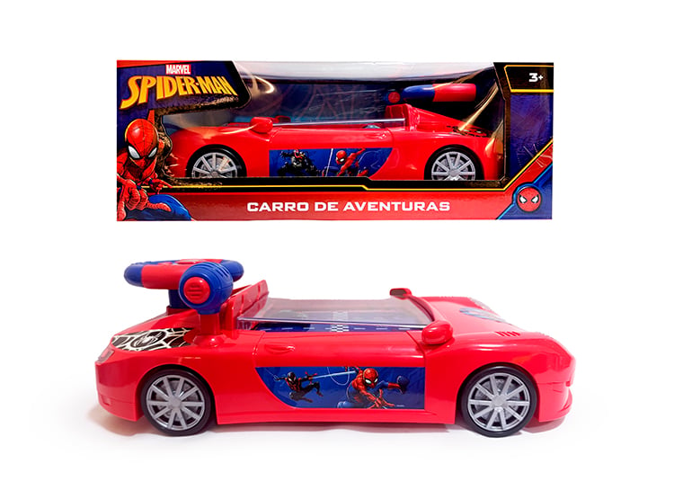 JUGUETE VEHICULO DE CARRERAS SPIDERMAN SPI-001 - 1