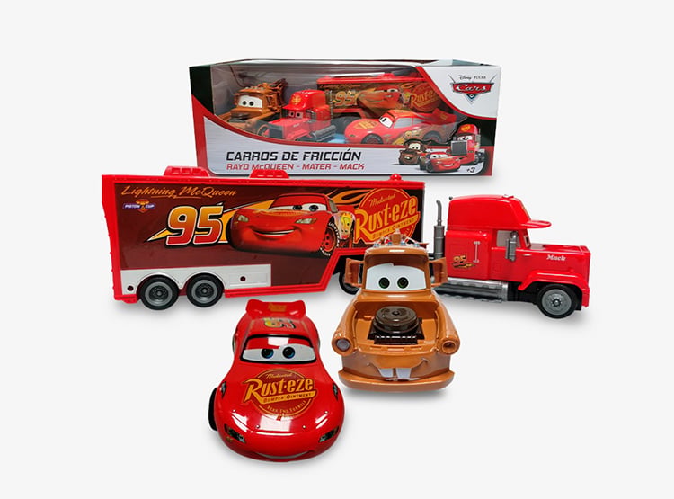 COCHES A FRICCION X 3 PCS CARS 6777-09 - 1