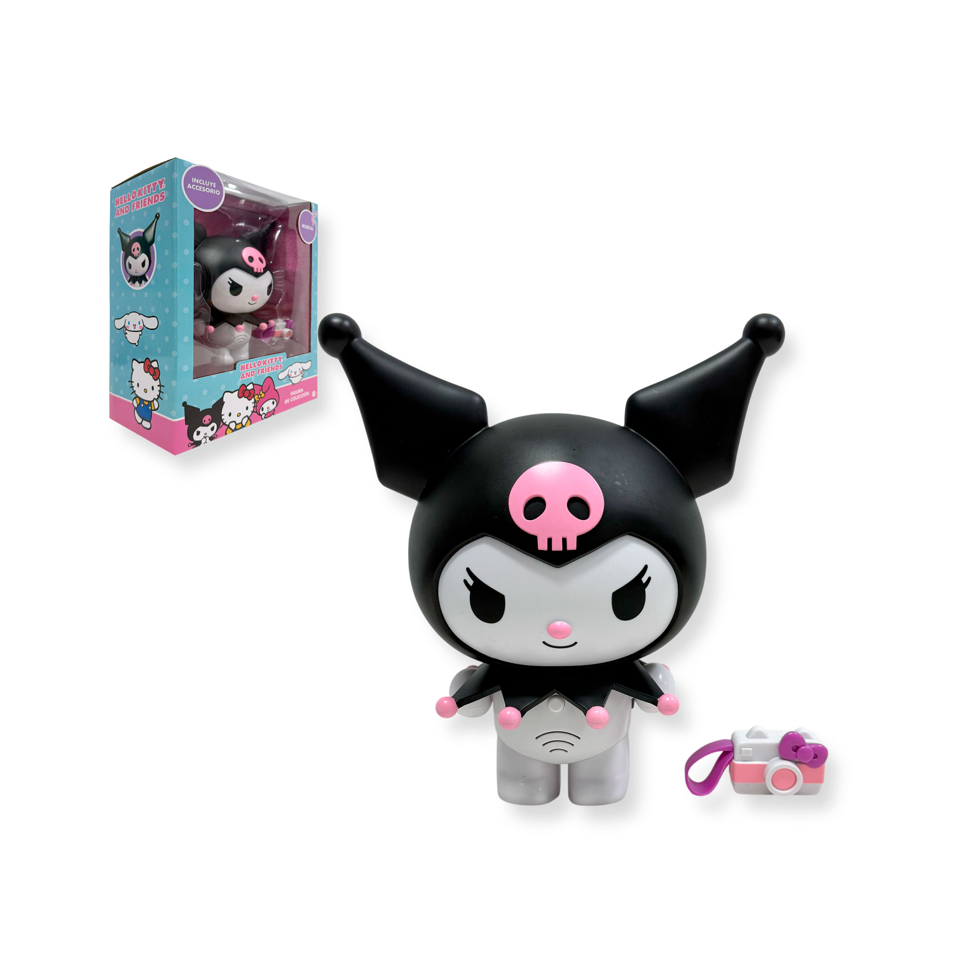 FIGURAS MUSICALES DE KUROMI SANRIO HKF-M1K - 1