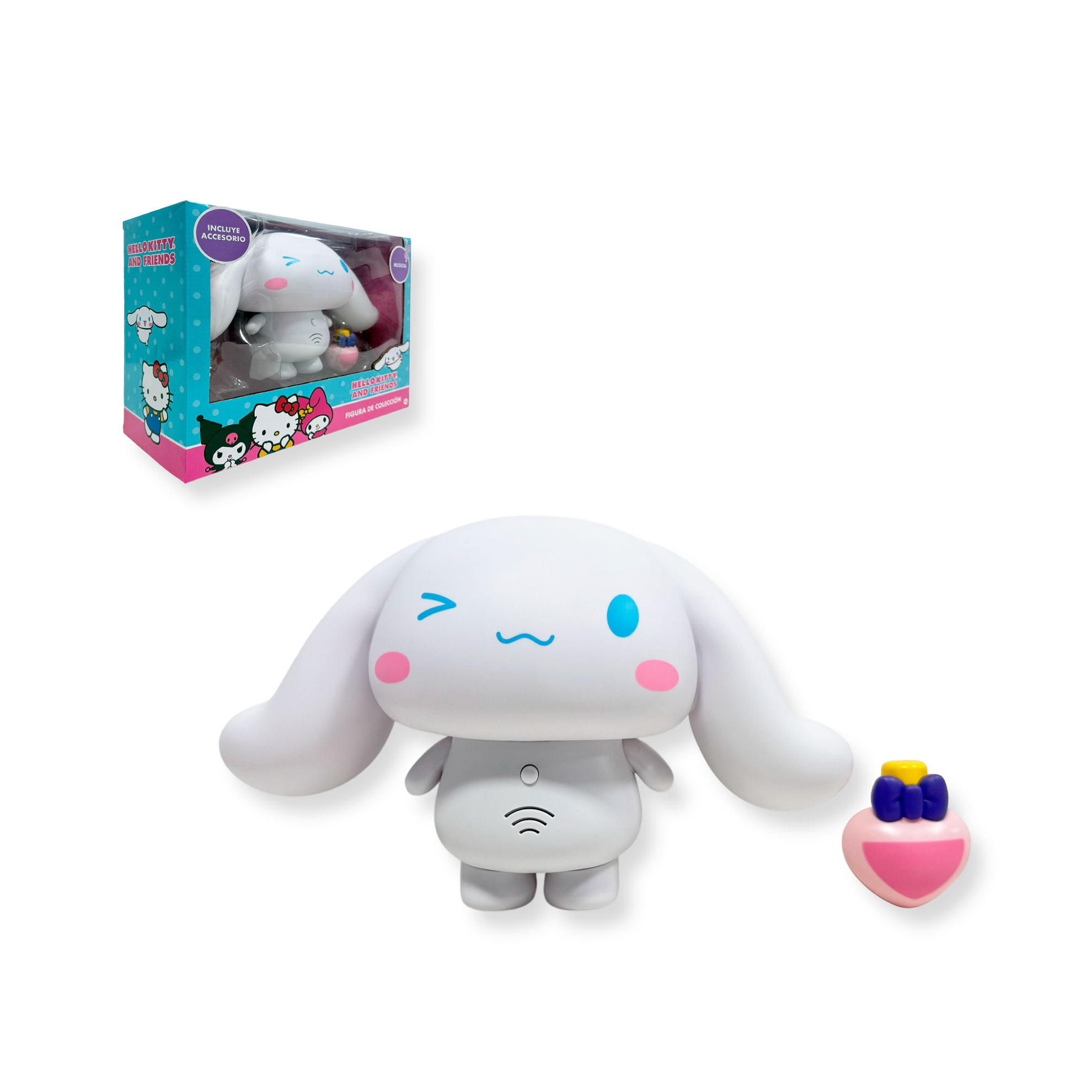 FIGURA MUSICAL DE CINNAMOROLL SANRIO HKF-M1C - 1