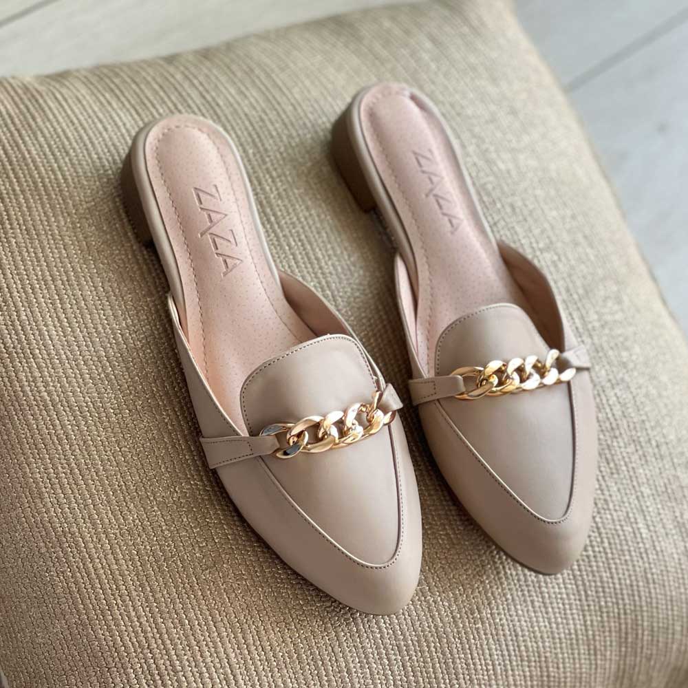 FLATS BEGIE WENDY PARA MUJER TENDENCIA - 1