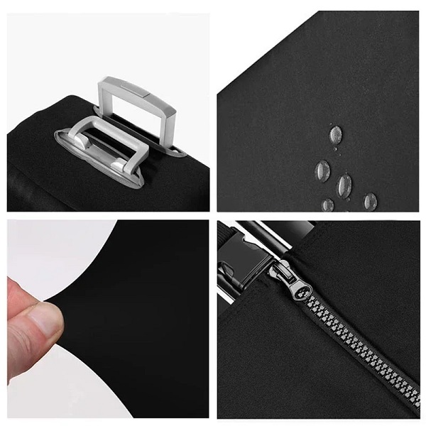 FUNDA COBERTOR PROTECTOR PARA MALETA ANTIRAYA ANTIPOLVO - TALLA S - 4