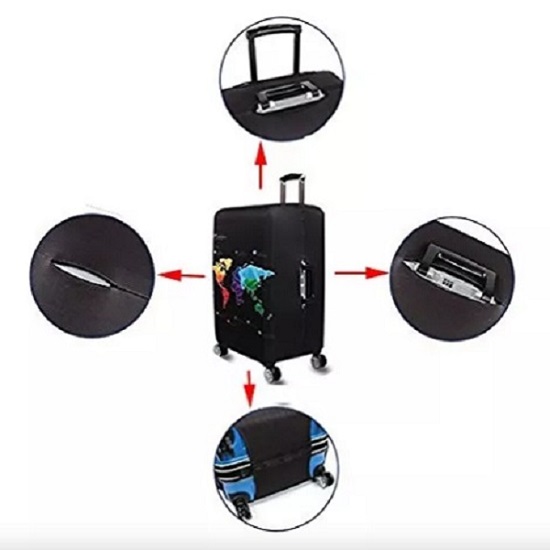 FUNDA PROTECTORA PARA MALETA ANTIRAYAS ANTIPOLVO - TALLA L - 2