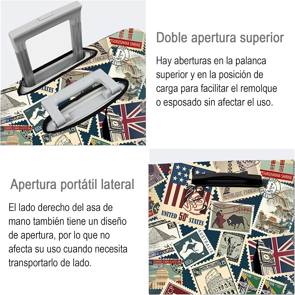 FUNDA PROTECTORA PARA MALETA ANTIRAYAS ANTIPOLVO - TALLA L - 4