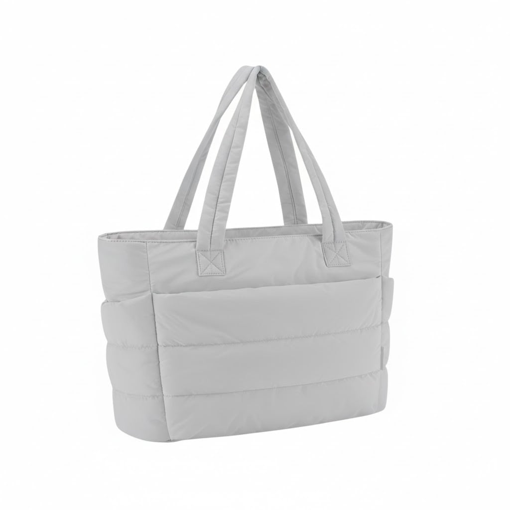 BOLSOS PUFFER TIPO TOTE BAGS PARA DAMA PORTALAPTOP - 3