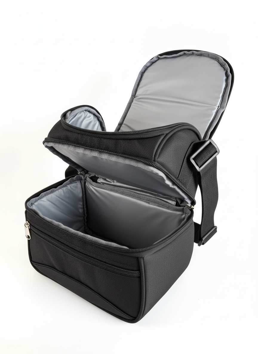 LONCHERA TERMICA DOBLE COMPARTIMIENTO RESISTENTE E IMPERMEABLE - 5
