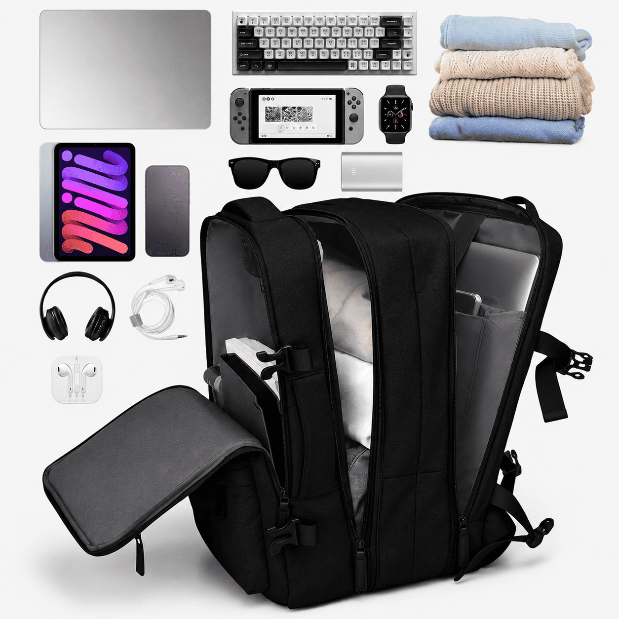 MOCHILA VIAJERA EXPANDIBLE PRO PARA EQUIPAJE DE MANO - 2