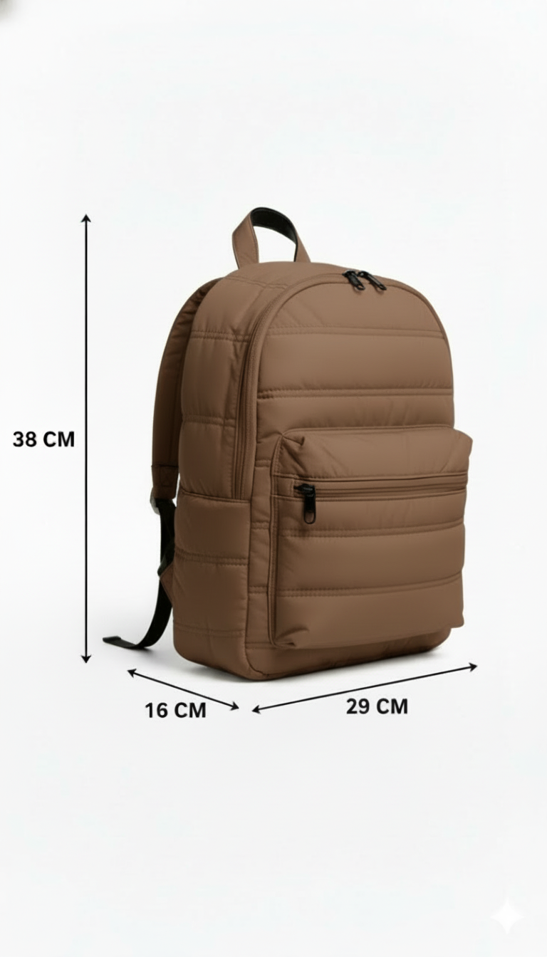MOCHILA PUFFER LIDIA COMODIDAD Y FUNCIONALIDAD - 2