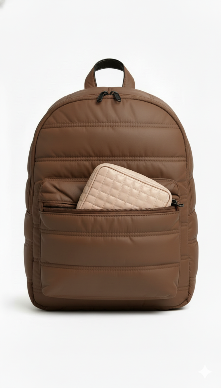 MOCHILA PUFFER LIDIA COMODIDAD Y FUNCIONALIDAD - 5