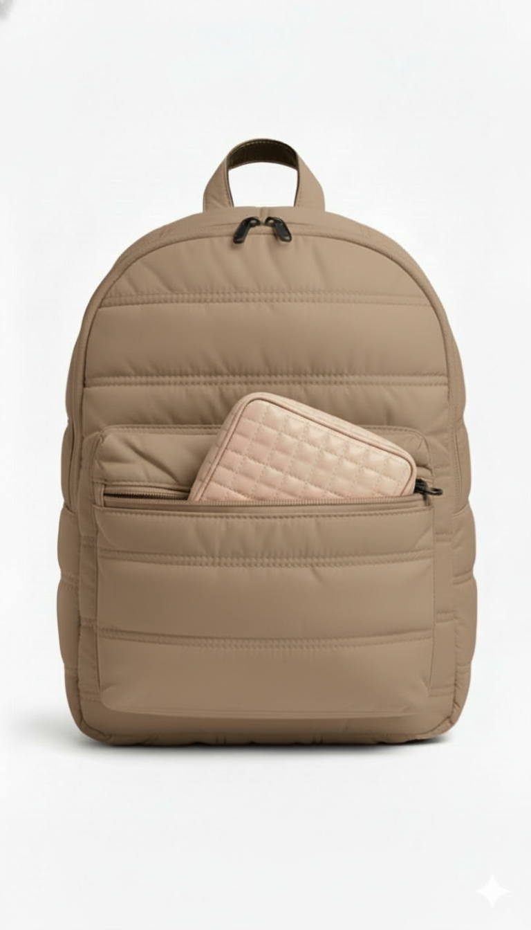 MOCHILA PUFFER LIDIA COMODIDAD Y FUNCIONALIDAD - 5