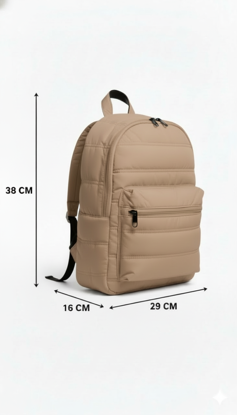 MOCHILA PUFFER LIDIA COMODIDAD Y FUNCIONALIDAD - 6