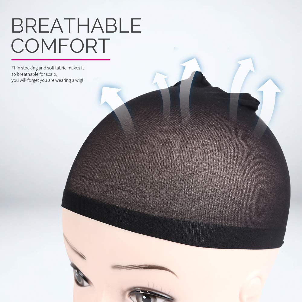 REDECILLA PARA EL CABELLO 3 PACKS, MALLA ELASTICA, WIG CAP, GORRO PARA PELUCAS - 5