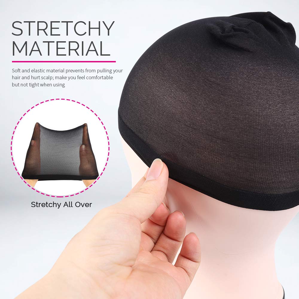 REDECILLA PARA EL CABELLO 3 PACKS, MALLA ELASTICA, WIG CAP, GORRO PARA PELUCAS - 6