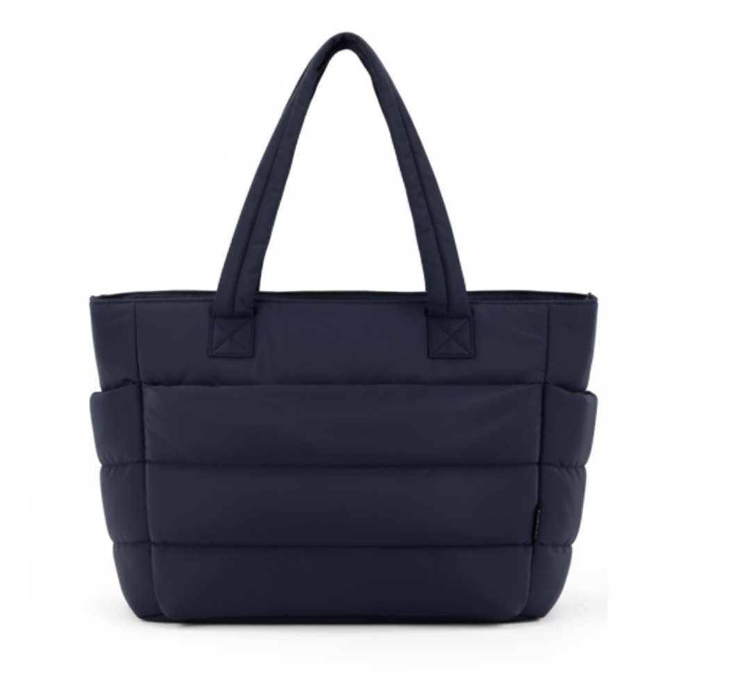 BOLSOS PUFFER TIPO TOTE BAGS PARA DAMA PORTALAPTOP - 2