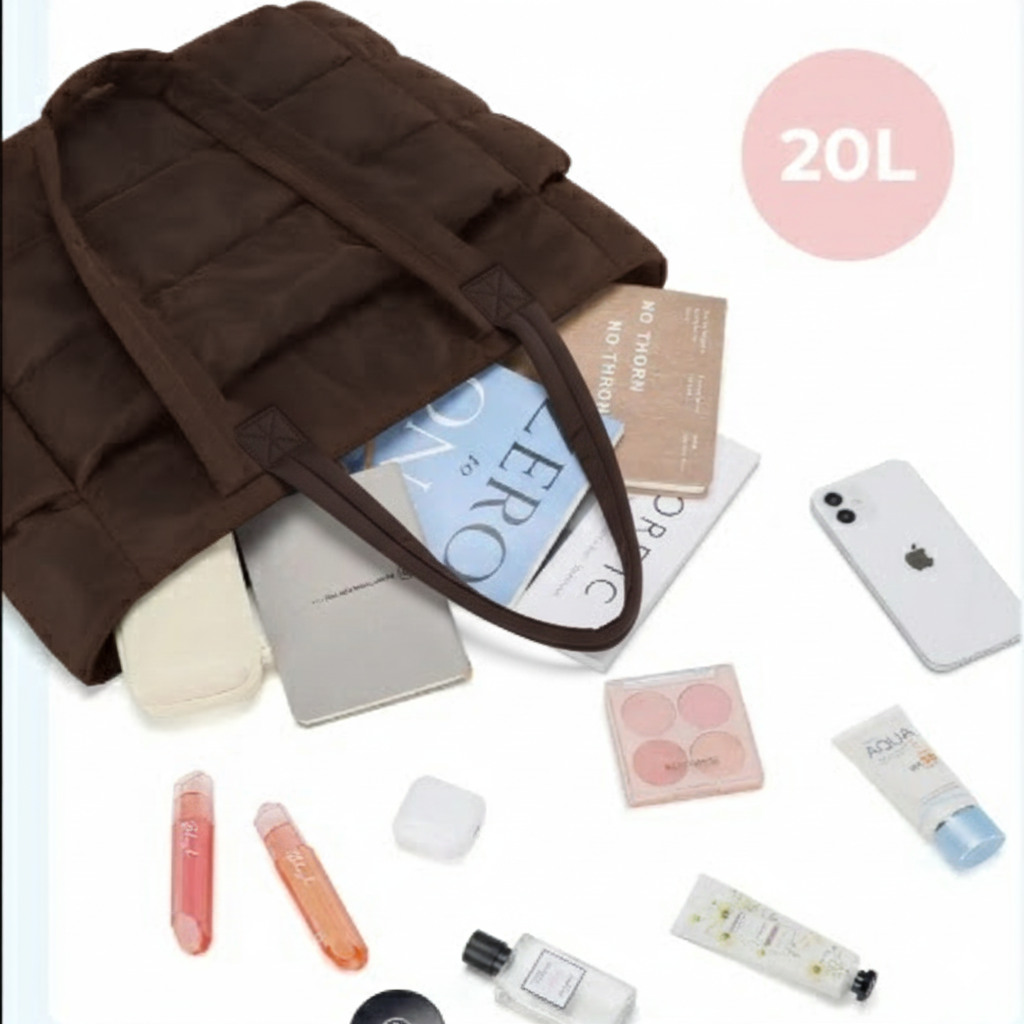 BOLSOS PUFFER TIPO TOTE BAGS PARA DAMA PORTALAPTOP - 3