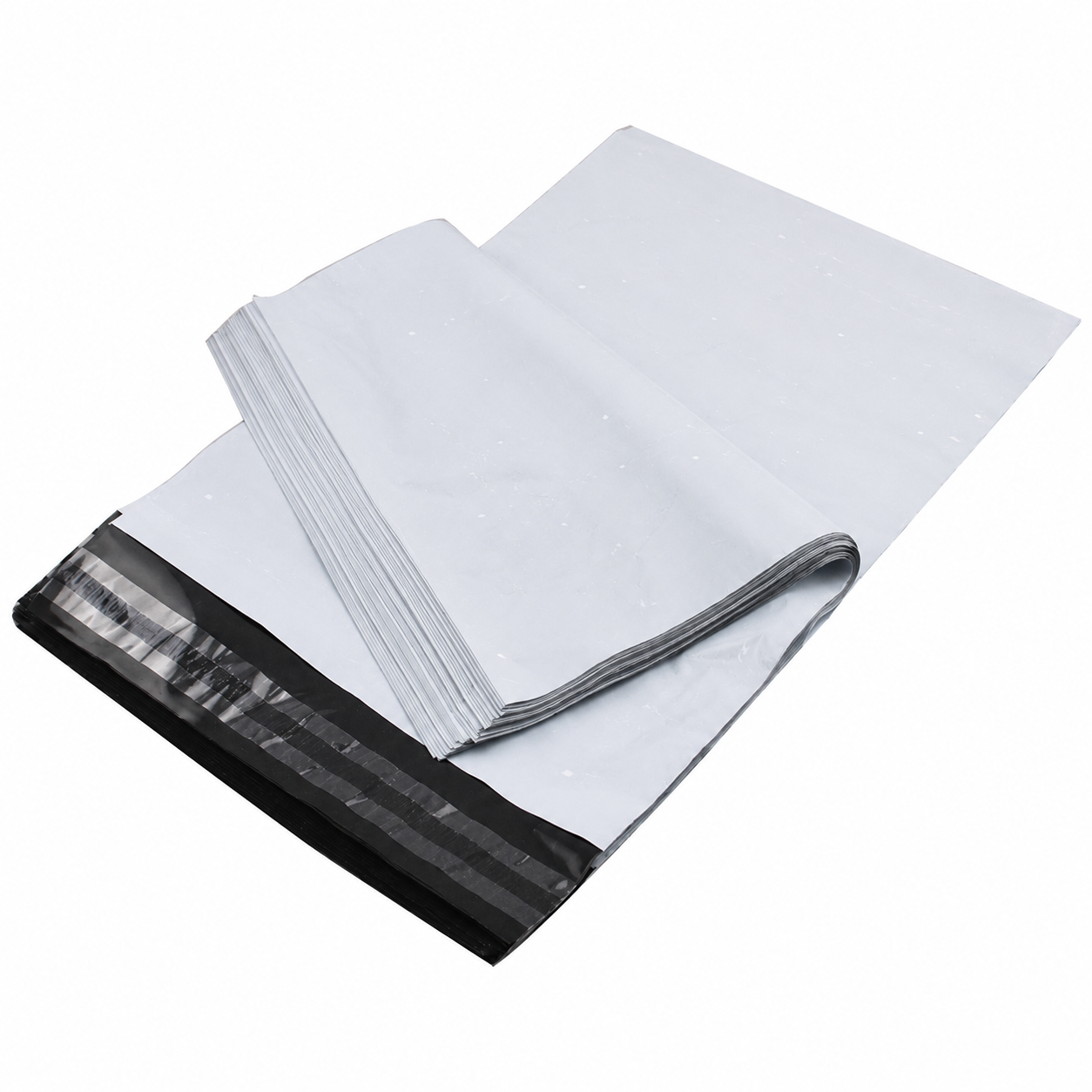 50 BOLSAS DE POLIETILENO PARA ENVIOS ECOMMERCE Y COURIER 51X35 CM BLANCO - EMBALAJE - 2